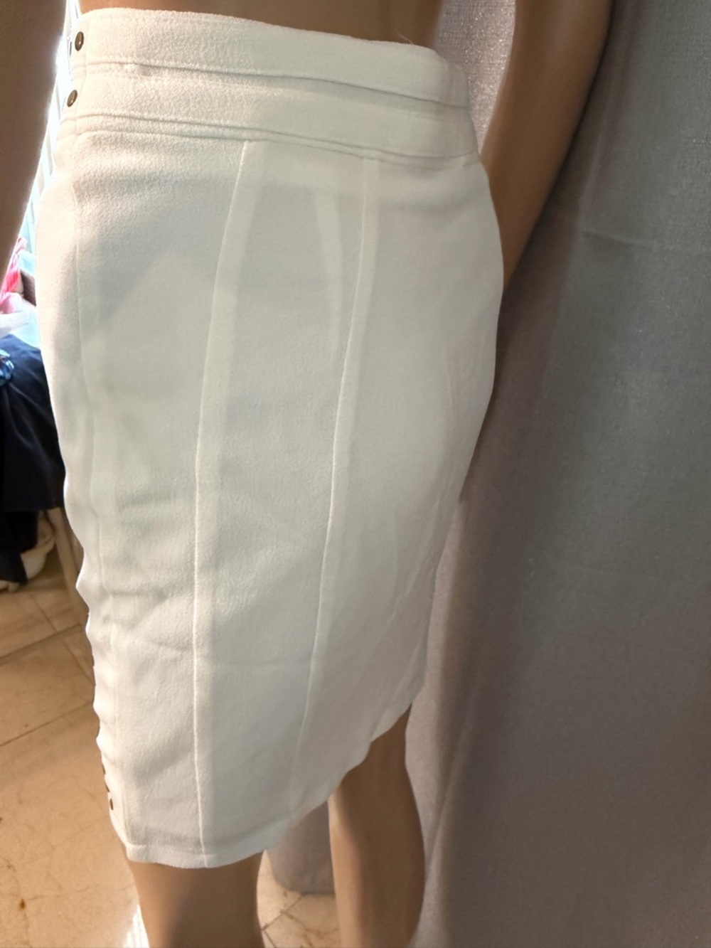 White Studded Skirt - Picture 8 of 10